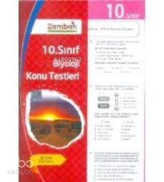 10.Sınıf Biyoloji Konu Testleri