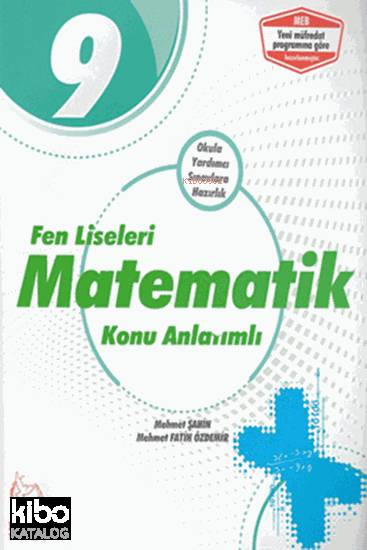  Palme Yayınları 9 Sınıf Fen Liseleri Matematik Konu Anlatımlı Palme | Mehmet Şahin | Palme Yayınevi | 9786052821213 | 