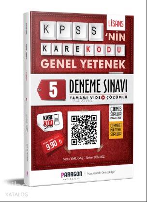 2020 KPSS'nin KareKodu Lisans Genel Yetenek Tamamı Video Çözümlü; 5 Deneme Sınavı