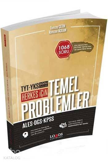 Lodos Yayınları YKS TYT KPSS ALES DGS Temel Problemler Soru Bankası Lodos 