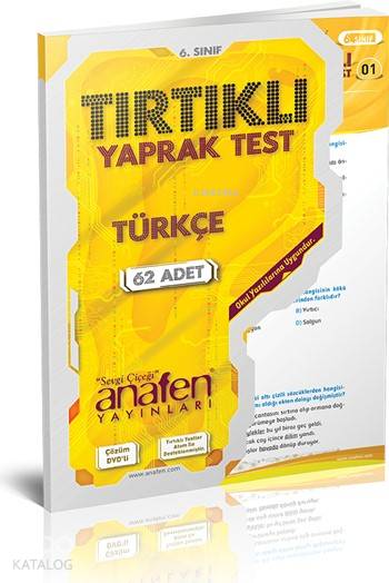 6. Sınıf Türkçe Tırtıklı Yaprak Test