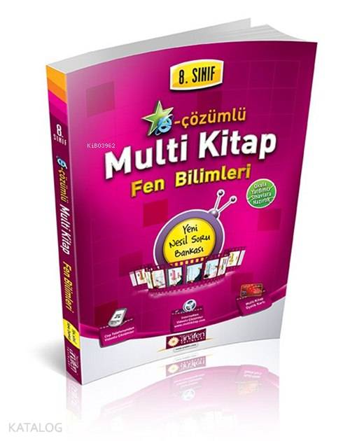 8. Sınıf E-Çözümlü Multi Kitap Fen Bilimleri