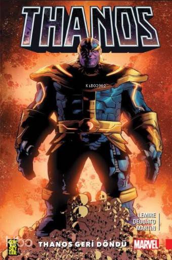  Thanos 1 Thanos Geri Döndü | Jeff Lemire | Tulgan Köksal | Mike Deodato | Gerekli Şeyler | 9786052172049 | 