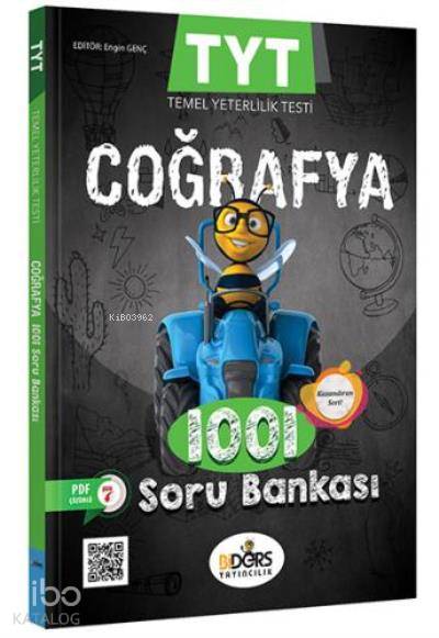 Biders TYT Coğrafya 1001 Soru Bankası Karekod Çözümlü