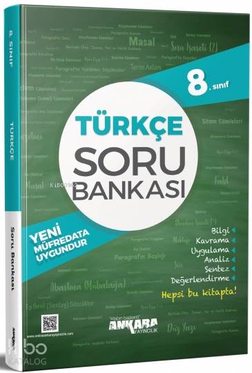 8 Sınıf Türkçe Soru Bankası Ankara Yayıncılık | 8 Sınıf Türkçe Soru Bankası Ankara Yayıncılık | Eren Akyüz | Damla Arslan | Ankara Yayıncılık (Hazırlık) | 9786052660331 