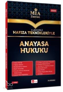 Hafıza Teknikleriyle Anayasa Hukuku MİA Serisi Ali Argama Akfon Yayınları 2020; Tüm Kurum Sınavları İçin