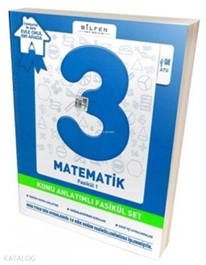 Bilfen Yayıncılık 3. Sınıf Matematik Konu Anlatımlı Fasikül Set; Set
