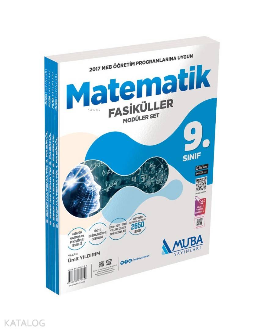 Muba Yayınları 9. Sınıf Matematik Fasikülü Modüler Set Muba 