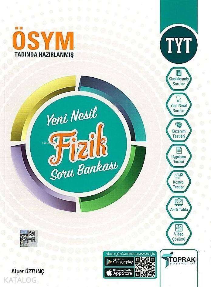 Toprak Yayınları TYT Fizik Soru Bankası Toprak 
