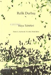  Rüya Tabirleri | Refik Durbaş | Adam Yayınları | 9789754188219 | 