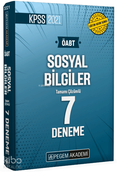 2021 KPSS ÖABT Sosyal Bilgiler Tamamı Çözümlü 7 Deneme