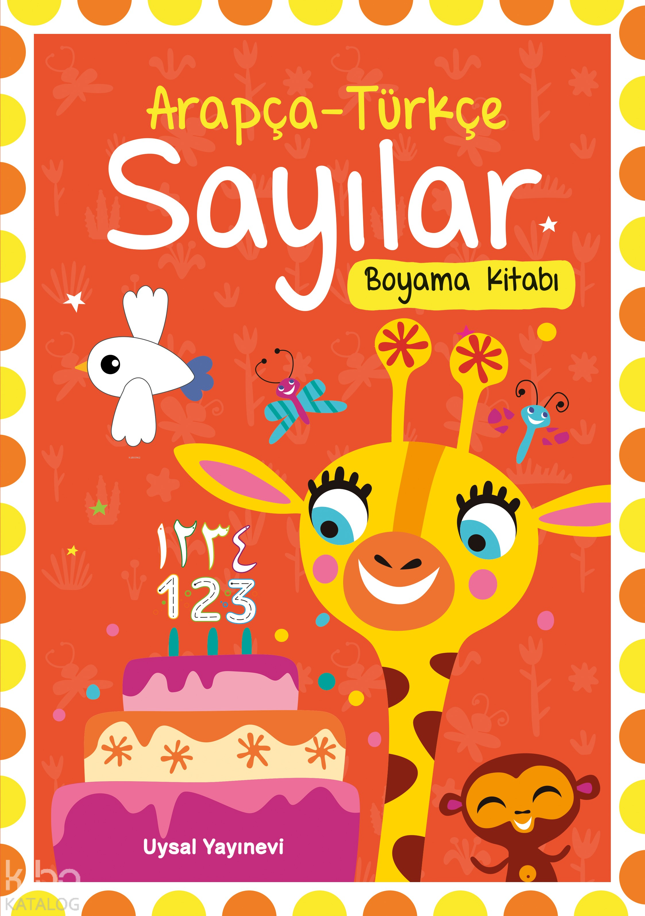 Arapça - Türkçe Sayılar Boyama Kitabı