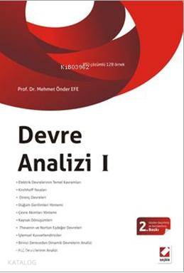 Devre Analizi 1 | Devre Analizi 1 | Mehmet Önder Efe | Seçkin Yayıncılık | 9789750225109 