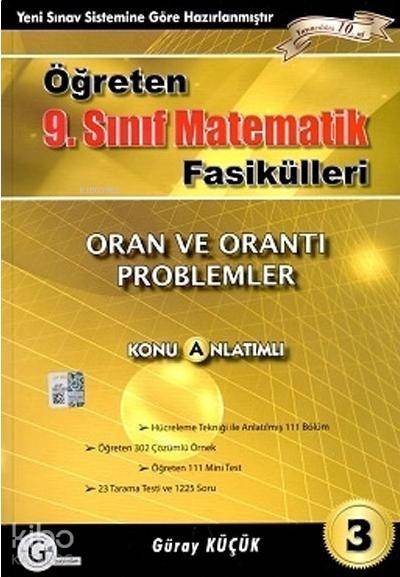 9. Sınıf Öğreten Matematik Fasikülleri Oran ve Orantı Problemleri