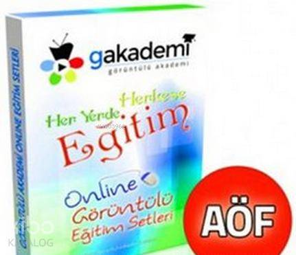 Pratik AÖF Şirketler Muhasebesi Online Görüntülü Eğitim Seti