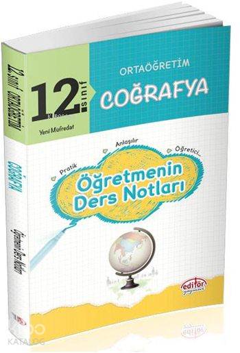 12. Sınıf Coğrafya Öğretmenin Ders Notları