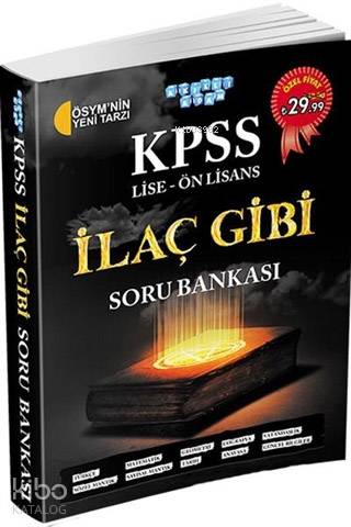 2018 KPSS Lise Ön Lisans İlaç Gibi Soru Bankası