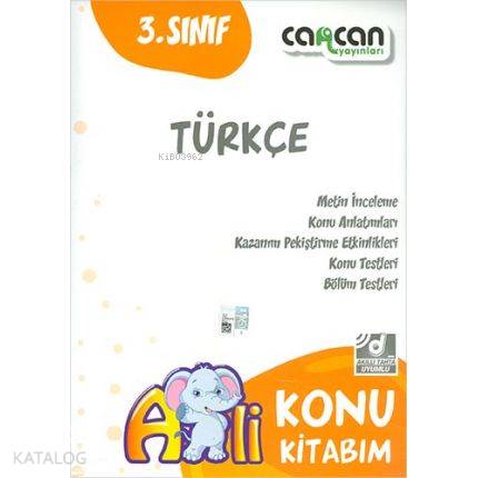 3. Sınıf Türkçe Konu Kitabım