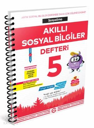 Arı Yayınları 5. Sınıf Sosyalimo Akıllı Sosyal Bilgiler Defteri Denemoji Deneme 2 Hediyeli Arı 