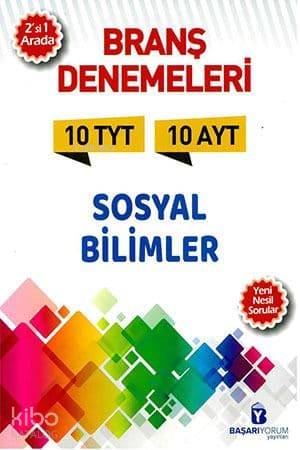 Başarıyorum Yayınları Tyt Ayt Sosyal Bilimler 10 Lu Denemeleri Başarıyorum