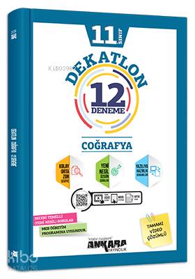  11Sınıf Dekatlon Çoğrafya 12 Deneme | 11Sınıf Dekatlon Çoğrafya 12 Deneme | Mustafa Köstem | Ankara Yayıncılık (Hazırlık) | 9786052663363 