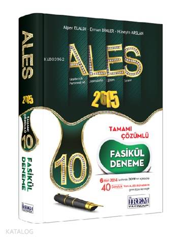 ALES Tamamı Çözümlü 10 Fasikül Deneme Sınavı 2015