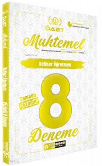 2017 ÖABT Muhtemel Rehber Öğretmen Tamamı Çözümlü 8 Deneme