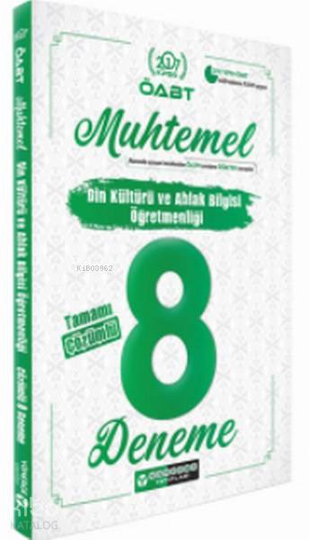 2017 ÖABT Muhtemel Din Kültürü ve Ahlak Bilgisi Öğretmenliği Çözümlü 8 Deneme