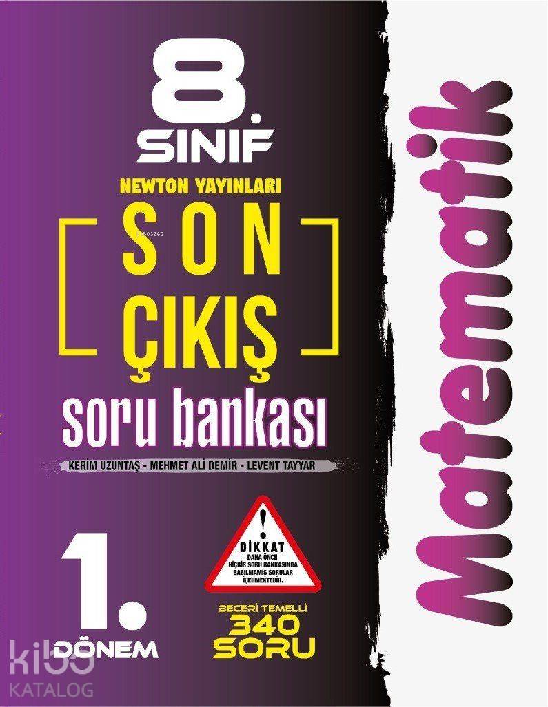 Newton Yayınları 8. Sınıf 1. Dönem LGS Matematik Son Çıkış Soru Bankası Newton 