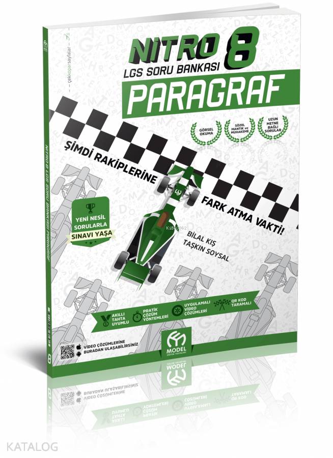Model Eğitim Yayınları 8. Sınıf LGS Paragraf Nitro Soru Bankası Model Eğitim 