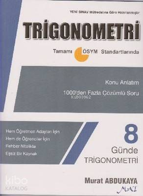 Murat Abdukaya - Trigonometri Konu Anlatımlı