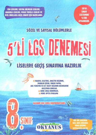 Okyanus - 8. Sınıf 5'Li Lgs Denemesi