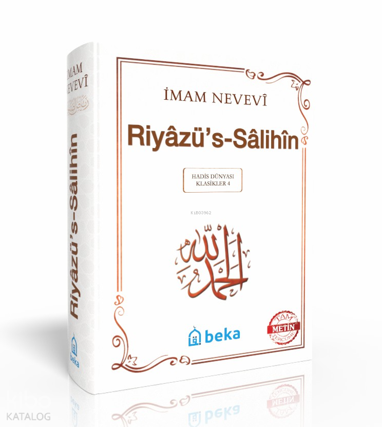  Riyazüs Salihin İmam Nevevi (Arapça Metinli) (Küçük Boy) | Riyazüs Salihin İmam Nevevi (Arapça Metinli) (Küçük Boy) | İmam Nevevi | Beka Yayınları | 9786052153000 
