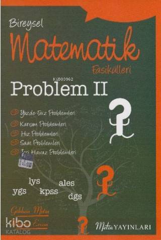 Bireysel Matematik Fasikülleri Problem II