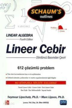  Lineer Cebir 612 Çözümlü Problem | Seymour LipschutzMarc Lipson | Seymour Lipschutz | Marc Lipson | Nobel Akademik Yayıncılık | 9786051335261 | 