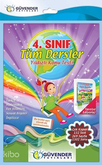 4. Sınıf Tüm Dersler Yıldızlı Konu Testi