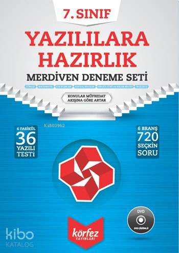 7. Sınıf Yazılılara Hazırlık Merdiven Deneme Seti; Çözüm DVD'li