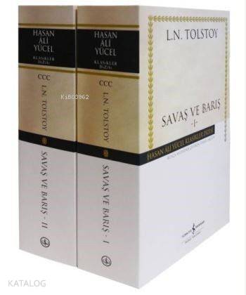  Savaş ve Barış (2 Cilt Takım) | Savaş ve Barış (2 Cilt Takım) | Lev Nikolayeviç Tolstoy | Tansu Akgün | Koray Karasulu | Türkiye İş Bankası Kültür Yayınları | 9786053329015 