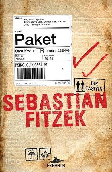  Paket | Sebastian Fitzek | Fulya Aydınoğulları | Pegasus Yayıncılık | 9786052995853 | 