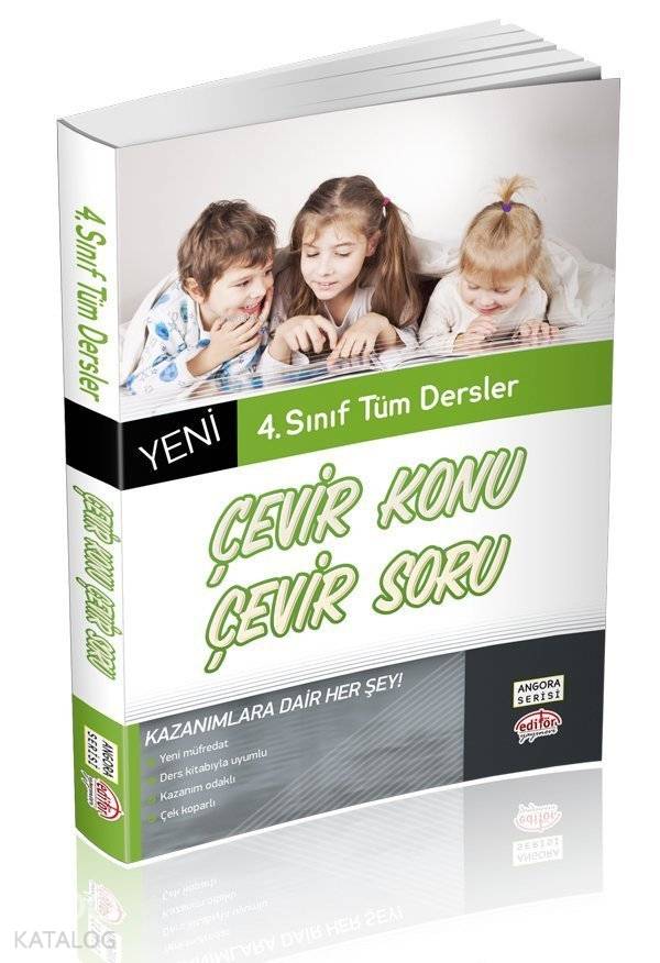 Editör Yayınları 4. Sınıf Tüm Dersler Çevir Konu Çevir Soru Angora Serisi Editör 