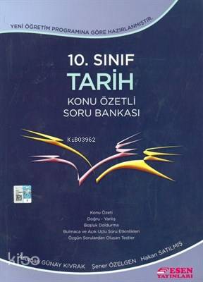 Esen Yayınları 10. Sınıf Tarih Konu Özetli Soru Bankası Esen 