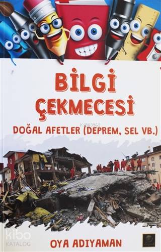  Bilgi Çekmecesi Doğal Afetler (Deprem Sel vb) | Oya Adıyaman | Zeyrek Yayıncılık | 9786058012189 | 