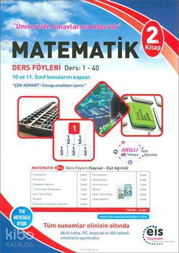 EİS Yayınları YKS Matematik Ders Anlatım Föyleri 2. Kitap EİS 