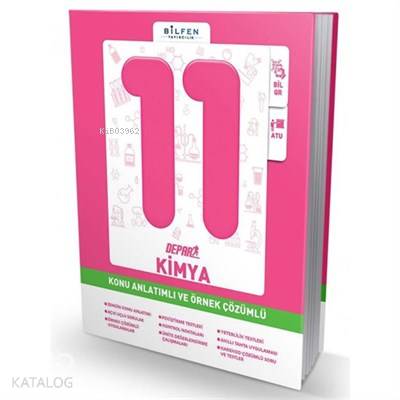 Bilfen - 11. Sınıf Kimya Depar Konu Anlatımlı Ve Örnek Çözümlü