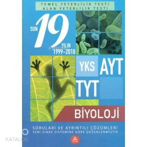  A Yay TYT AYT Son 19 Yılın Biyoloji Soruları | A Yay TYT AYT Son 19 Yılın Biyoloji Soruları | Karışık Eksikler | 9786056877377 