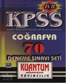 KPSS Coğrafya; 70 Deneme Sınavı Seti