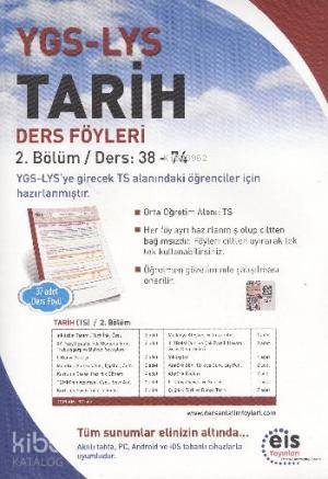 YGS LYS Tarih; Ders Föyleri 2.Bölüm Ders: 38 - 74