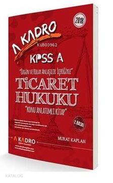 KPSS A Ticaret Hukuku Konu Anlatımlı 2018