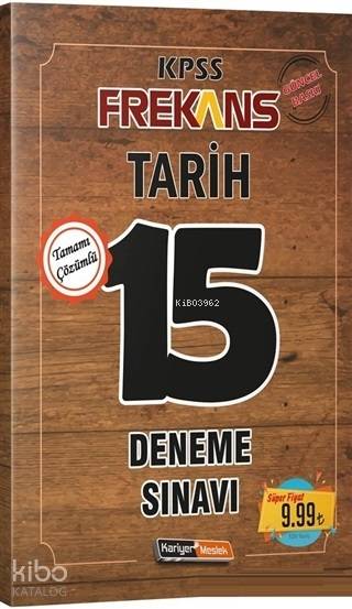 2019 KPSS Frekans Tarih Çözümlü 15 Deneme Sınavı