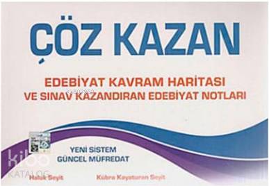 Çöz Kazan Yayınları AYT Edebiyat Kavram Haritası ve Notları Çöz Kazan